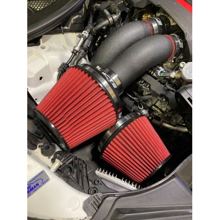 Kit d'admission double 3" CTS Turbo Audi S6 / S7 / RS6 / RS7 C7 4.0 TFSI (velocity stack 6")