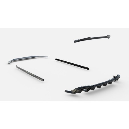 Kit carrosserie Maxton Design VW Golf 8 GTI (2020-2024) : lame avant, bas de caisse, diffuseur arrière, becquet