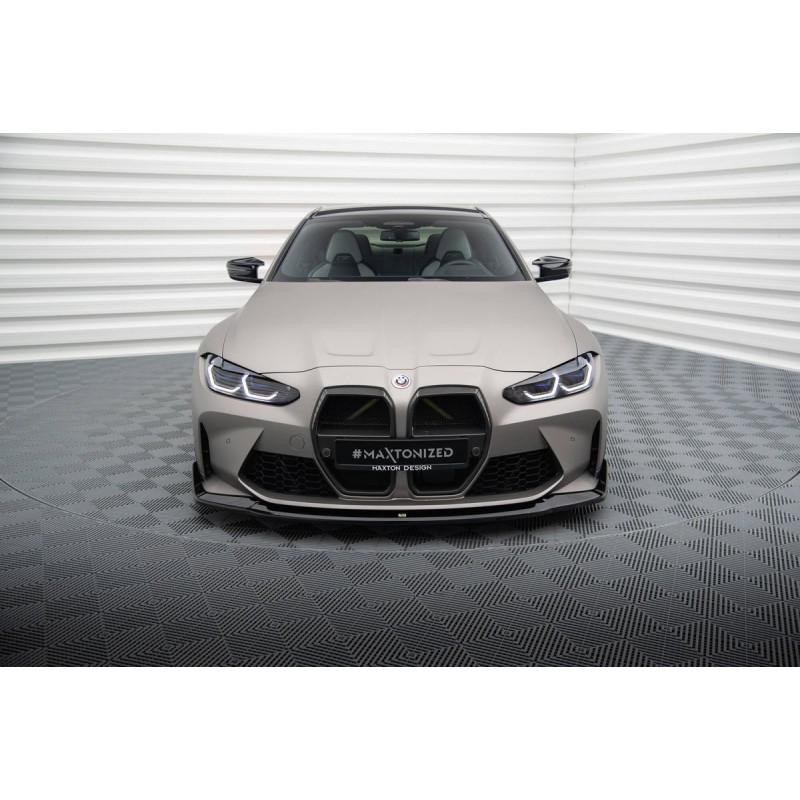 Kit carrosserie Maxton Design BMW M4 G82 (2021+) : lame avant, bas de caisse, lames arrière, becquet