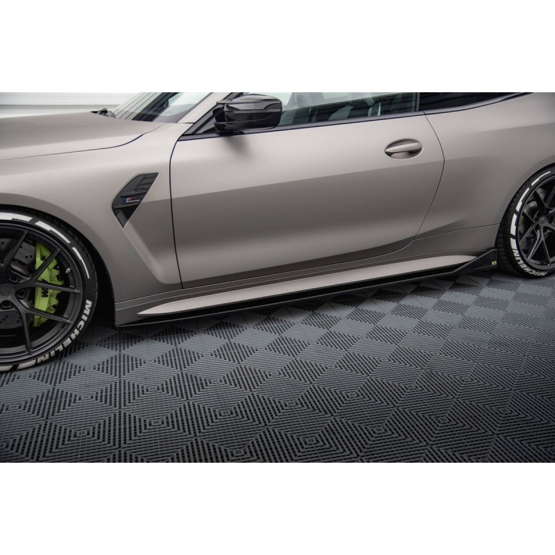 Kit carrosserie Maxton Design BMW M4 G82 (2021+) : lame avant, bas de caisse, lames arrière, becquet