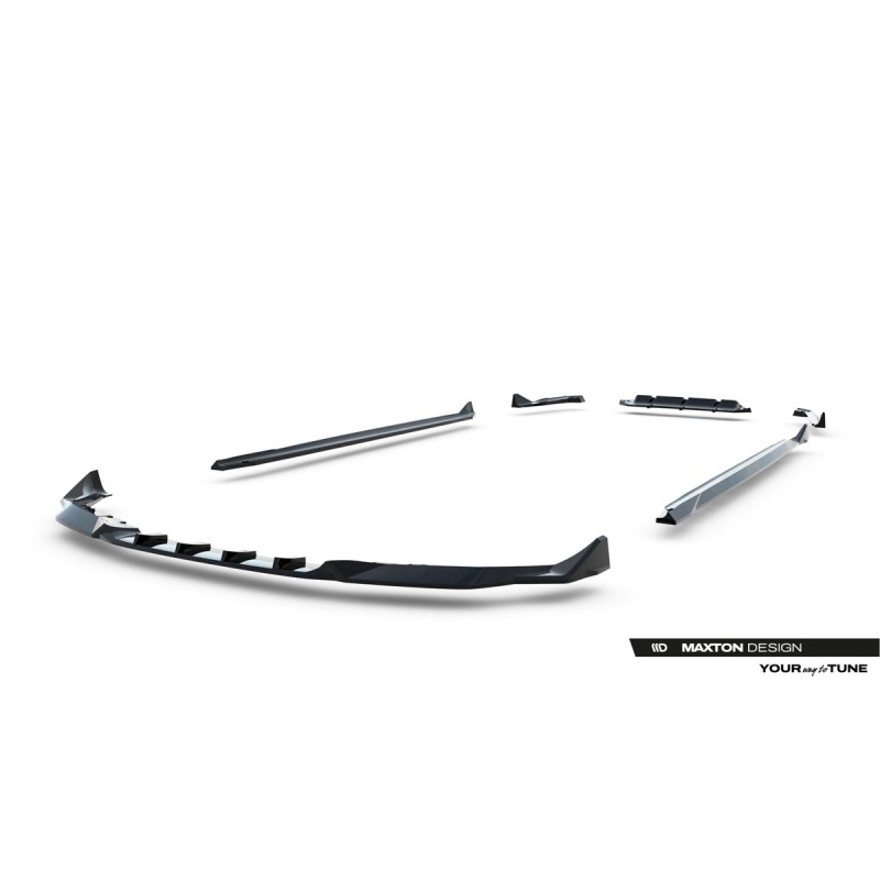 Kit carrosserie Maxton Design BMW M5 F90 V.2 (2017-2020) : lame avant, bas de caisse, lame arrière, lames arrière
