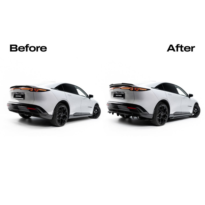 Kit carrosserie Maxton Design Mazda 6e Mk1 (2024+) : lame avant, bas de caisse, lame arrière, becquet