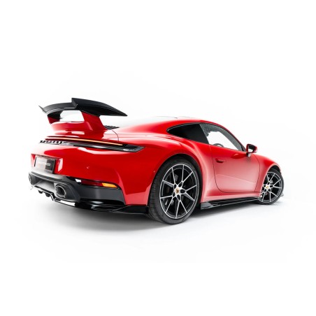 Kit carrosserie Maxton Design Porsche 911 Carrera Aero 992 restylée (2025+) : lame avant, bas de caisse, lame arrière, becquet