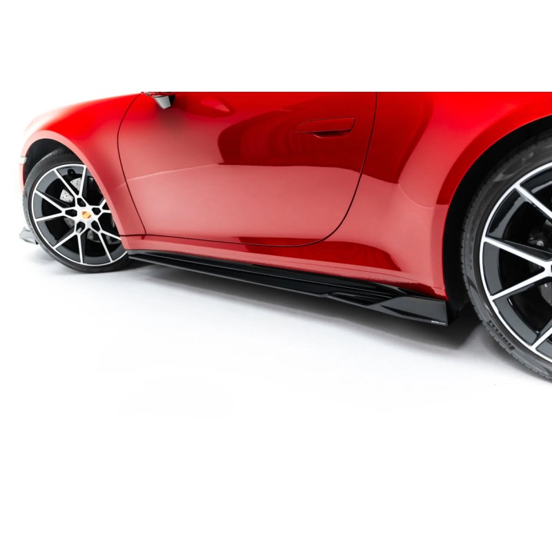 Kit carrosserie Maxton Design Porsche 911 Carrera Aero 992 restylée (2025+) : lame avant, bas de caisse, lame arrière, becquet