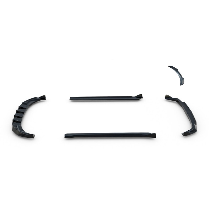Kit carrosserie Maxton Design MG ZS Mk2 (2024+) : lame avant, bas de caisse, lame arrière, becquet
