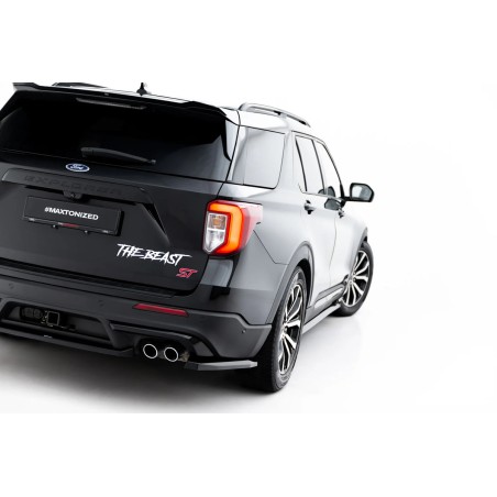 Kit carrosserie Maxton Design Ford Explorer ST Mk6 (2019-2024) : lame avant, bas de caisse, lame arrière, lames arrière, becquet