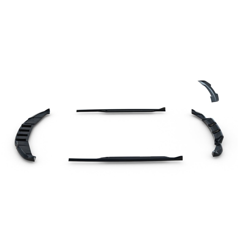 Kit carrosserie Maxton Design Land Rover Range Rover Evoque Mk1 (2011-2013) : lame avant, bas de caisse, lame arrière, becquet