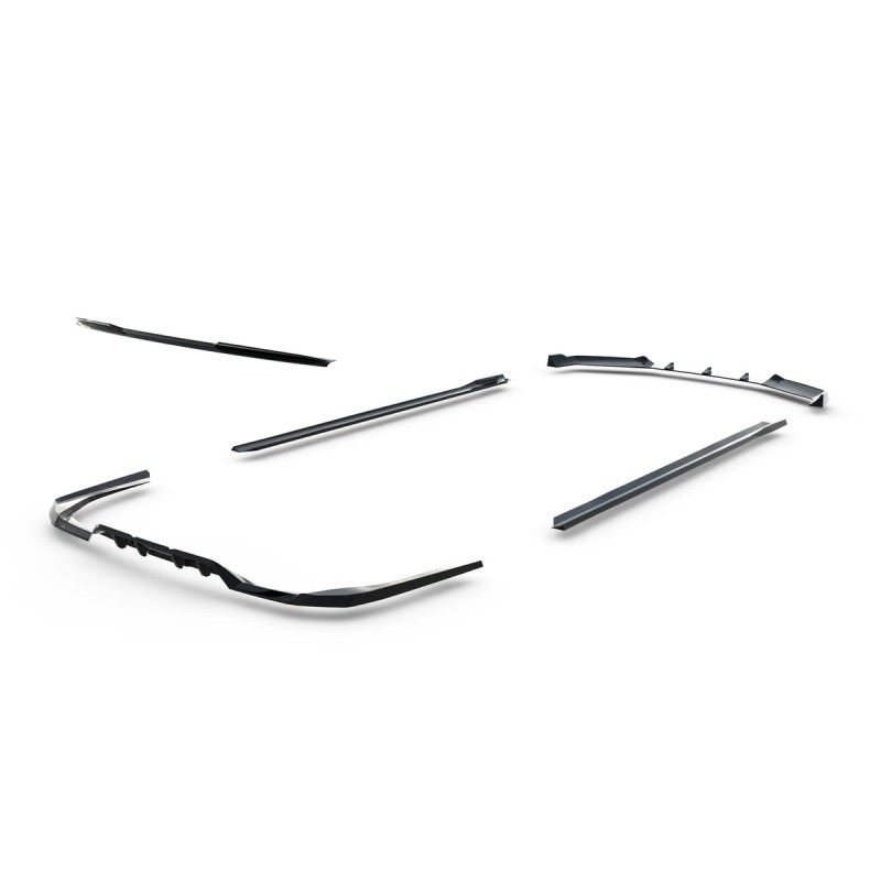 Kit carrosserie Maxton Design BMW M760e G70 (2022-2026) : lame avant, bas de caisse, lame arrière, becquet