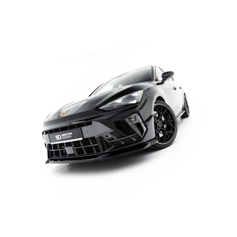 Kit carrosserie Maxton Design Cupra Leon 5 portes Mk1 restylée V.2 (2024+) : lame avant, bas de caisse, lame arrière, becquet