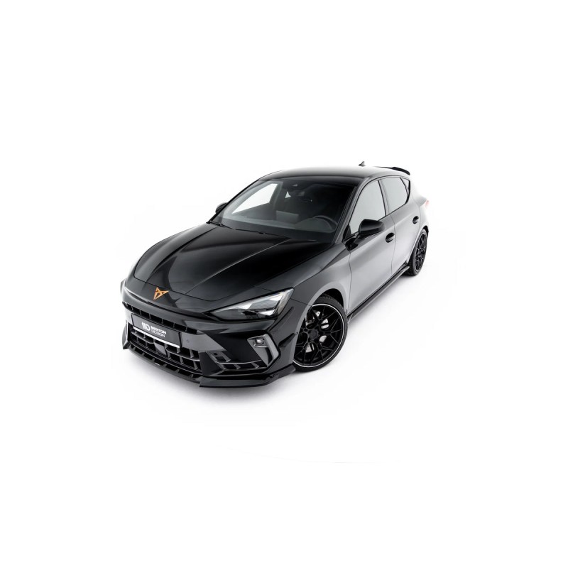Kit carrosserie Maxton Design Cupra Leon 5 portes Mk1 restylée V.2 (2024+) : lame avant, bas de caisse, lame arrière, becquet