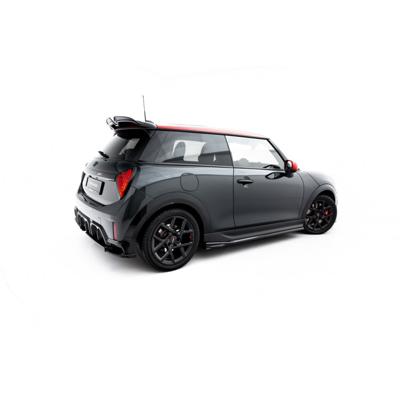 Kit carrosserie Maxton Design Mini Cooper John Cooper Works F66 (2025+) : lame avant, bas de caisse, lame arrière, becquet