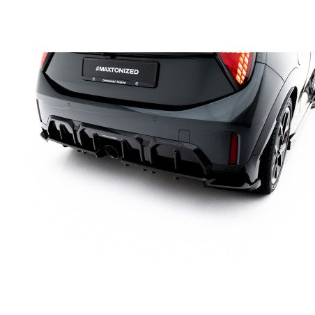 Kit carrosserie Maxton Design Mini Cooper John Cooper Works F66 (2025+) : lame avant, bas de caisse, lame arrière, becquet