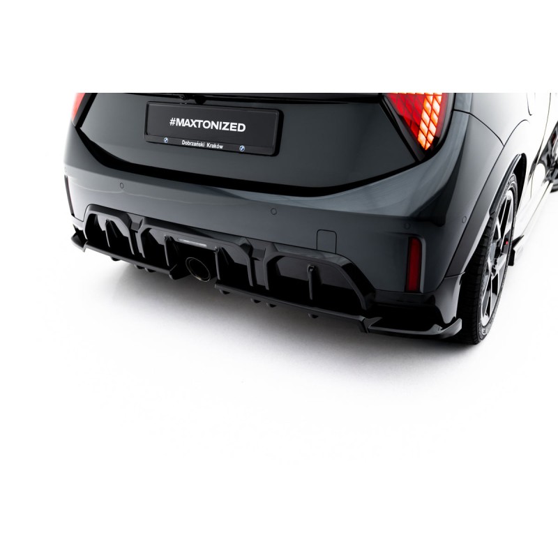 Kit carrosserie Maxton Design Mini Cooper John Cooper Works F66 (2025+) : lame avant, bas de caisse, lame arrière, becquet