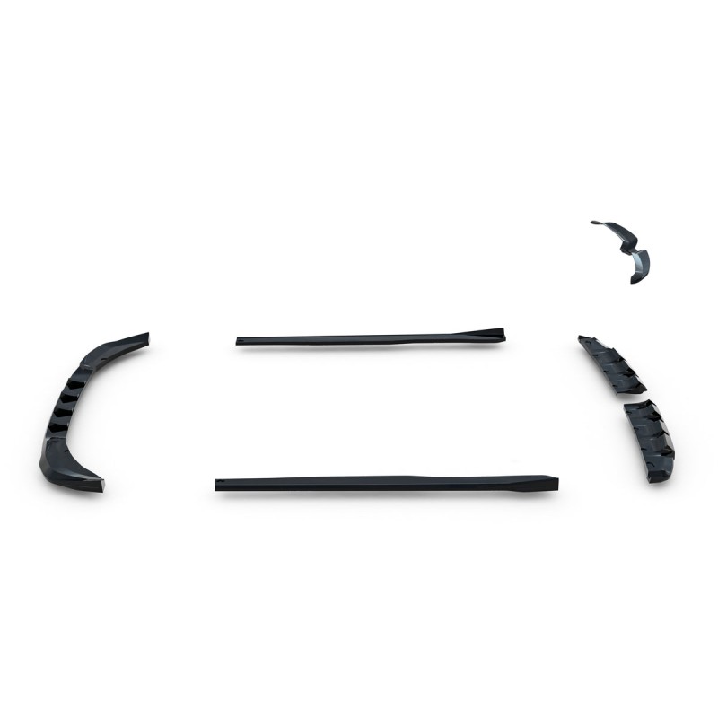Kit carrosserie Maxton Design Mini Cooper John Cooper Works F66 (2025+) : lame avant, bas de caisse, lame arrière, becquet