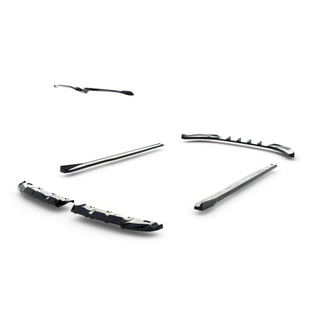 Kit carrosserie Maxton Design Mini Cooper John Cooper Works F66 (2025+) : lame avant, bas de caisse, lame arrière, becquet