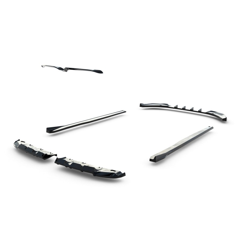 Kit carrosserie Maxton Design Mini Cooper John Cooper Works F66 (2025+) : lame avant, bas de caisse, lame arrière, becquet
