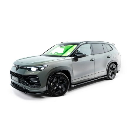 Kit carrosserie Maxton Design Volkswagen Tayron R-Line Mk1 (2024+) : lame avant, bas de caisse, lame arrière, becquet