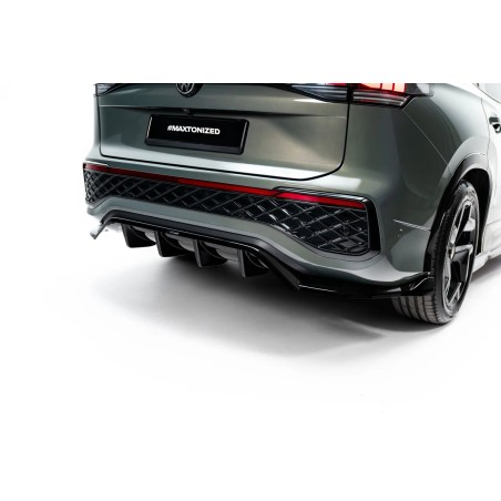 Kit carrosserie Maxton Design Volkswagen Tayron R-Line Mk1 (2024+) : lame avant, bas de caisse, lame arrière, becquet