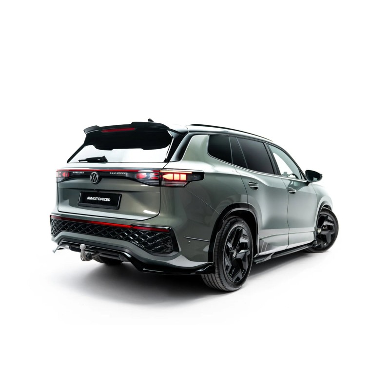 Kit carrosserie Maxton Design Volkswagen Tayron R-Line Mk1 (2024+) : lame avant, bas de caisse, lame arrière, becquet