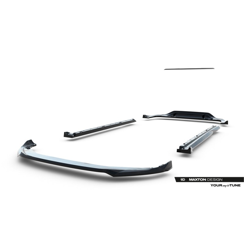 Kit carrosserie Maxton Design Volkswagen Tayron R-Line Mk1 (2024+) : lame avant, bas de caisse, lame arrière, becquet