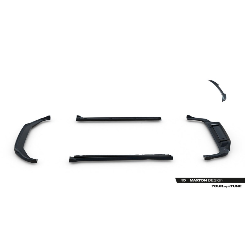 Kit carrosserie Maxton Design Volkswagen Tayron R-Line Mk1 (2024+) : lame avant, bas de caisse, lame arrière, becquet