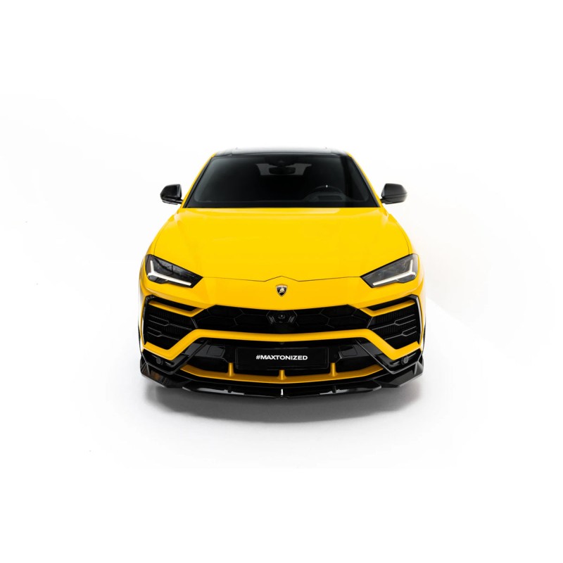 Kit carrosserie carbone Maxton Design Lamborghini Urus Mk1 (2018-2024) : lame avant, bas de caisse, lame arrière, becquet