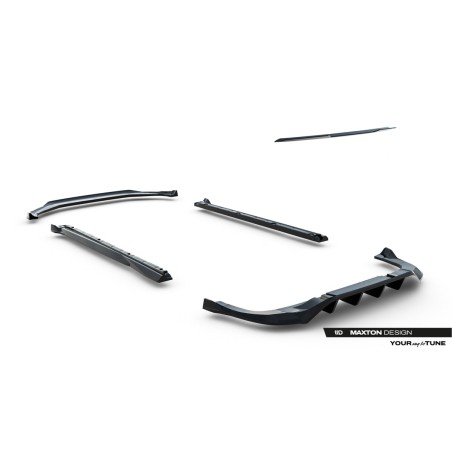 Kit carrosserie Maxton Design Volkswagen Tayron R-Line Mk1 (2024+) : lame avant, bas de caisse, lame arrière, becquet