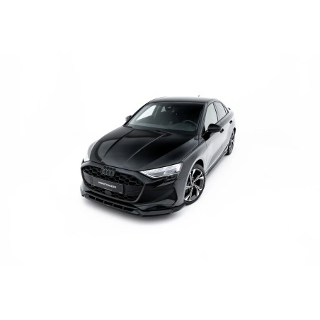 Kit carrosserie Maxton Design Audi A3 Berline 8Y restylée (2024+) : lame avant, bas de caisse, lame arrière, becquet