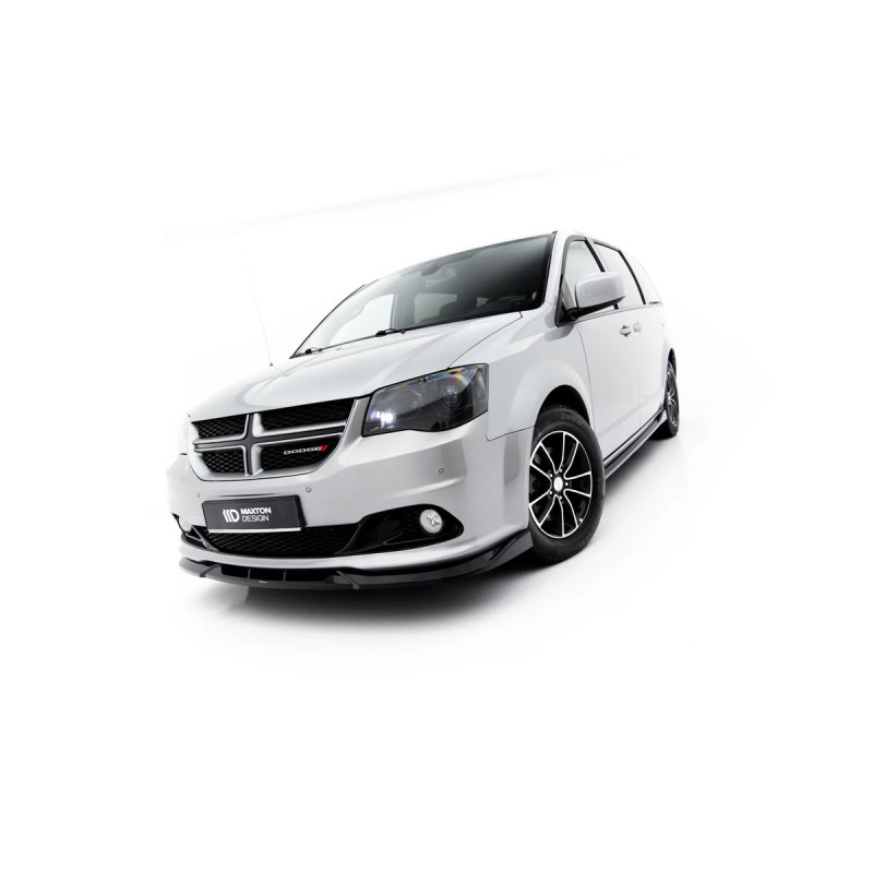 Kit carrosserie Maxton Design Dodge Grand Caravan Mk5 restylée (2010-2020) : lame avant, bas de caisse, lame arrière, becquet