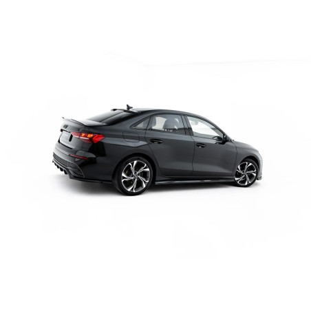 Kit carrosserie Maxton Design Audi A3 Berline 8Y restylée (2024+) : lame avant, bas de caisse, lame arrière, becquet