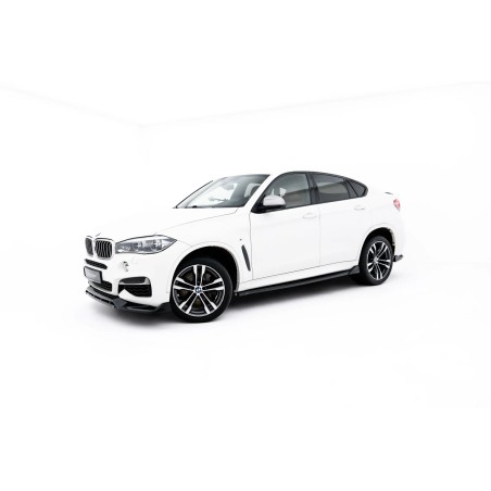Kit carrosserie Maxton Design BMW X6 M-Pack F16 V.2 (2014-2019) : lame avant, bas de caisse, lame arrière, becquet