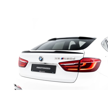 Kit carrosserie Maxton Design BMW X6 M-Pack F16 V.2 (2014-2019) : lame avant, bas de caisse, lame arrière, becquet