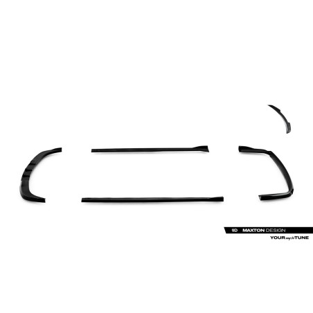 Kit carrosserie Maxton Design Dodge Grand Caravan Mk5 restylée (2010-2020) : lame avant, bas de caisse, lame arrière, becquet