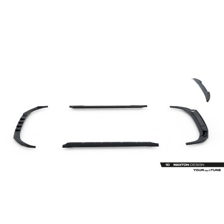 Kit carrosserie Maxton Design Audi A3 Berline 8Y restylée (2024+) : lame avant, bas de caisse, lame arrière, becquet