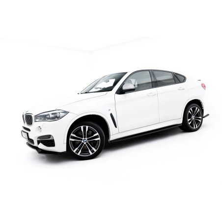 Kit carrosserie Maxton Design BMW X6 M-Pack F16 V.1 (2014-2019) : lame avant, bas de caisse, lames arrière, becquet