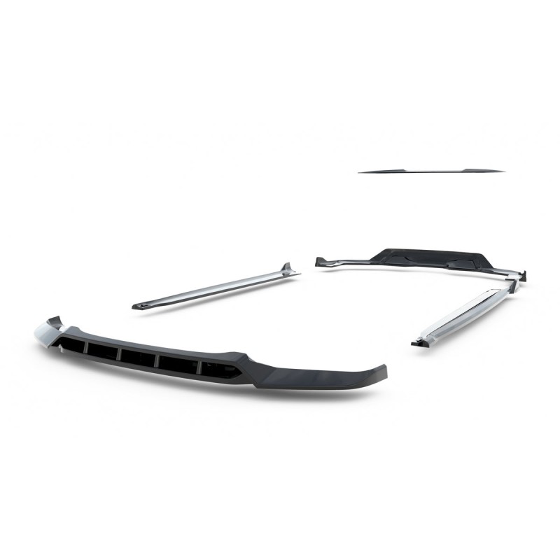 Kit carrosserie Maxton Design BMW X6 M-Pack F16 V.2 (2014-2019) : lame avant, bas de caisse, lame arrière, becquet