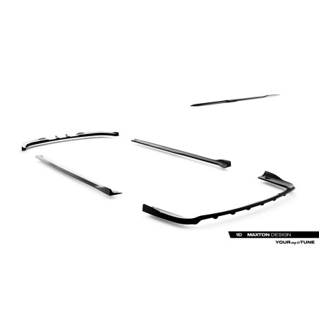 Kit carrosserie Maxton Design Dodge Grand Caravan Mk5 restylée (2010-2020) : lame avant, bas de caisse, lame arrière, becquet
