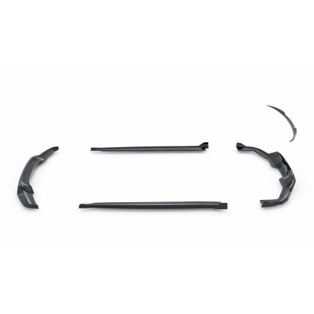Kit carrosserie Maxton Design BMW X6 M-Pack F16 V.2 (2014-2019) : lame avant, bas de caisse, lame arrière, becquet