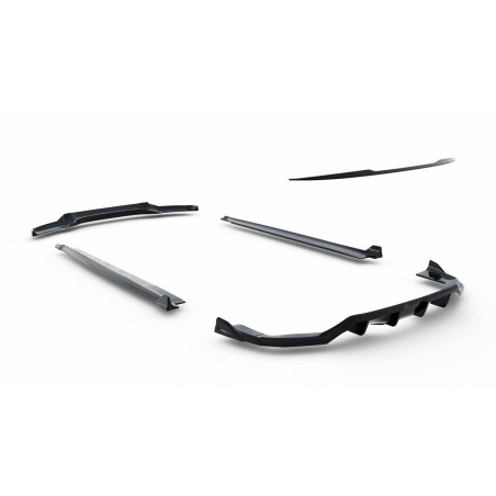 Kit carrosserie Maxton Design BMW X6 M-Pack F16 V.2 (2014-2019) : lame avant, bas de caisse, lame arrière, becquet