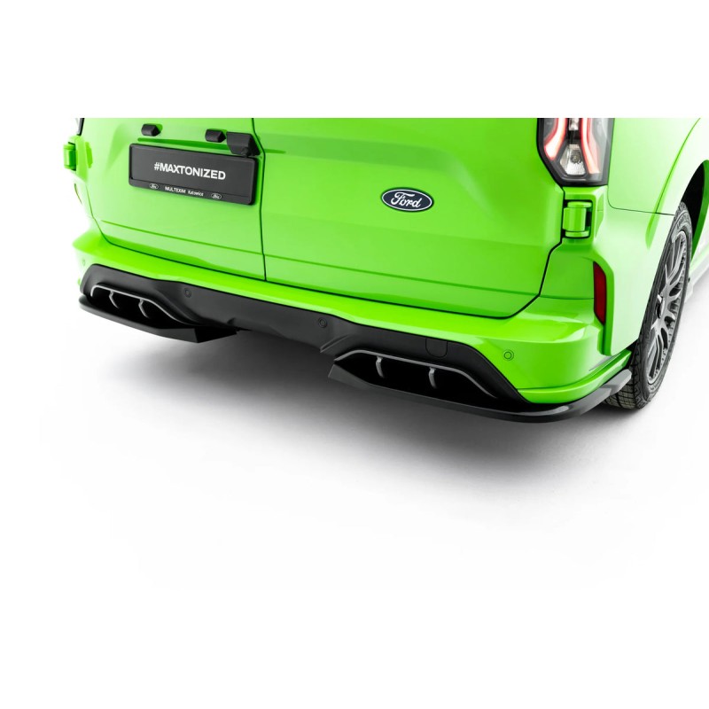 Kit carrosserie Maxton Design Ford Transit Custom MSRT Mk2 (2023+) : lame avant, bas de caisse, lames arrière, becquet