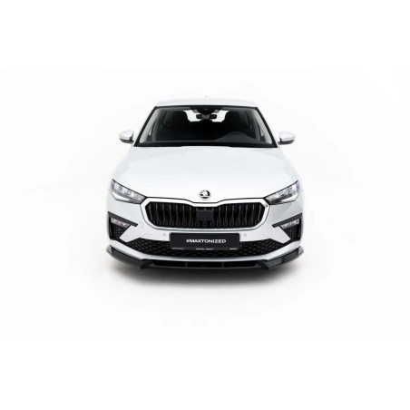 Kit carrosserie Maxton Design Skoda Scala Mk1 restylée (2023+) : lame avant, bas de caisse, lame arrière, becquet