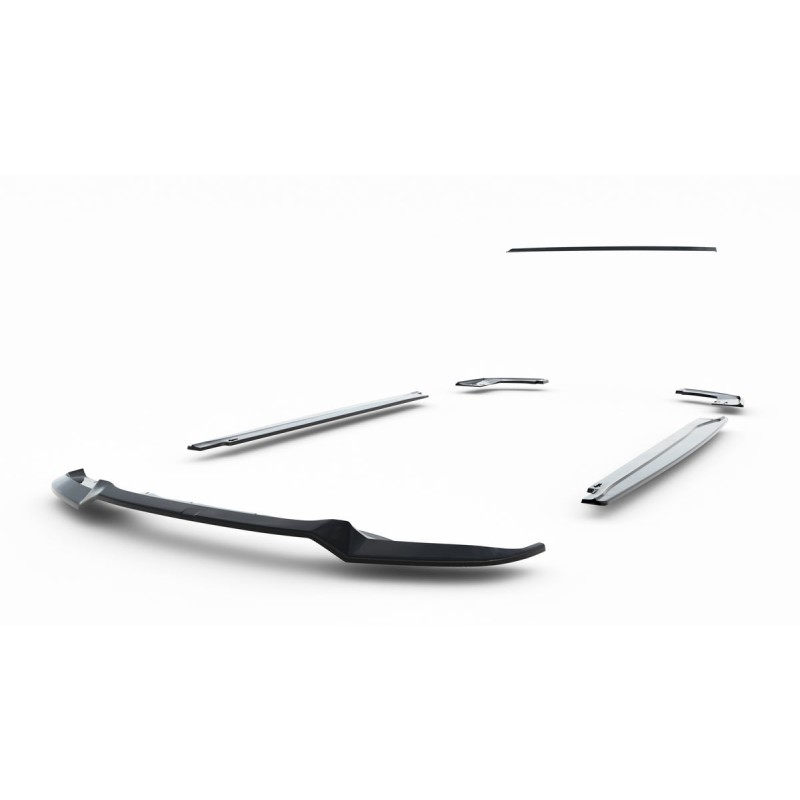 Kit carrosserie Maxton Design BMW X6 M-Pack F16 V.1 (2014-2019) : lame avant, bas de caisse, lames arrière, becquet