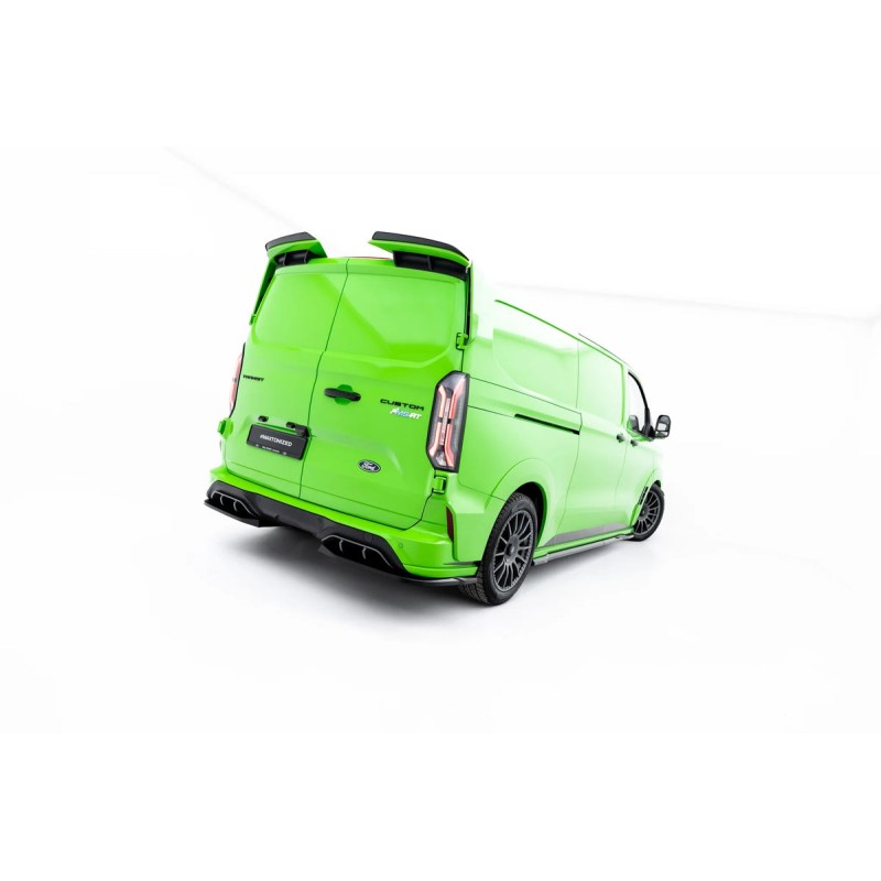 Kit carrosserie Maxton Design Ford Transit Custom MSRT Mk2 (2023+) : lame avant, bas de caisse, lames arrière, becquet