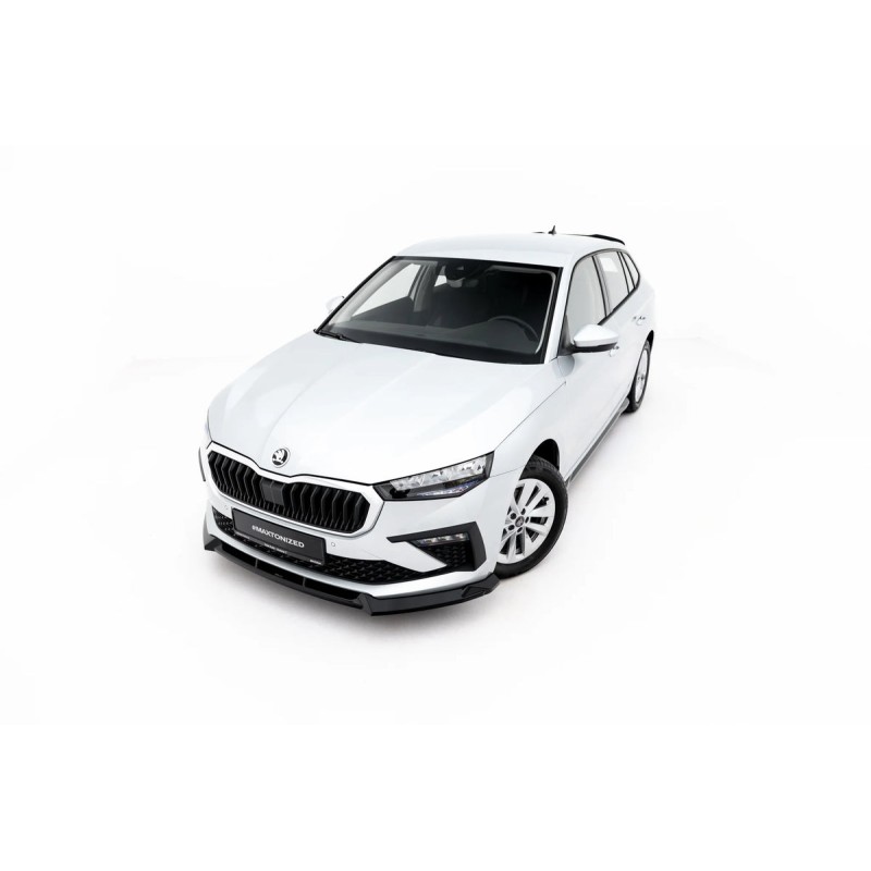 Kit carrosserie Maxton Design Skoda Scala Mk1 restylée (2023+) : lame avant, bas de caisse, lame arrière, becquet