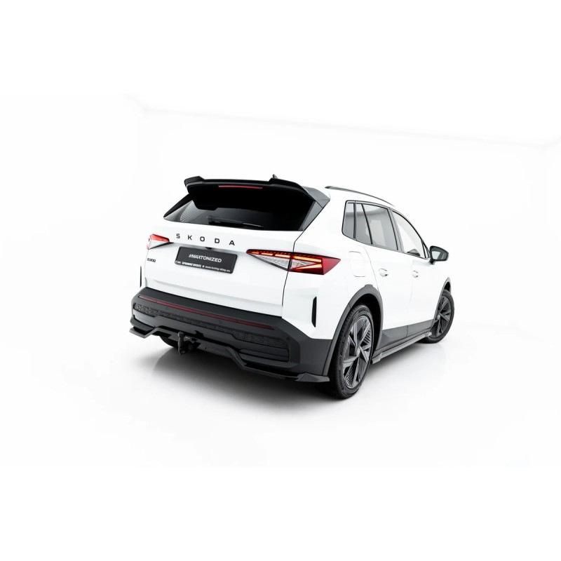 Kit carrosserie Maxton Design Skoda Elroq RS Mk1 (2025+) : lame avant, bas de caisse, lame arrière, becquet