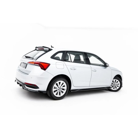 Kit carrosserie Maxton Design Skoda Scala Mk1 restylée (2023+) : lame avant, bas de caisse, lame arrière, becquet