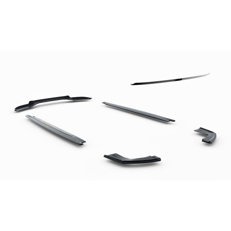 Kit carrosserie Maxton Design BMW X6 M-Pack F16 V.1 (2014-2019) : lame avant, bas de caisse, lames arrière, becquet