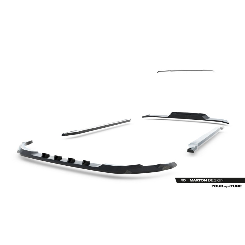 Kit carrosserie Maxton Design Skoda Elroq RS Mk1 (2025+) : lame avant, bas de caisse, lame arrière, becquet