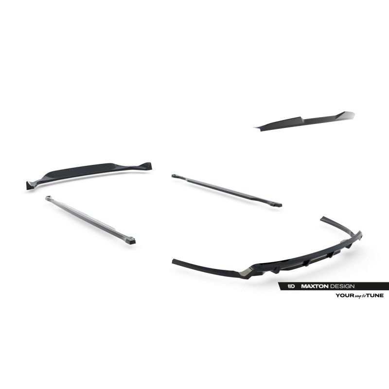 Kit carrosserie Maxton Design Land Rover Discovery HSE Mk5 restylée (2021+) : lame avant, bas de caisse, lame arrière, becquet