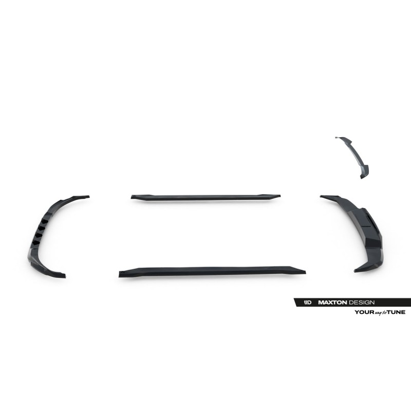 Kit carrosserie Maxton Design Skoda Elroq RS Mk1 (2025+) : lame avant, bas de caisse, lame arrière, becquet